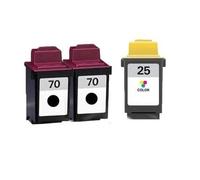 Compatible Lexmark X125 Printer Ink Cartridges (3 Pack) -12A1970E Multipack