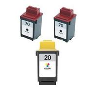 Compatible Lexmark X125 pro Printer Ink Cartridges (3 Pack) -12A1970 Multipack