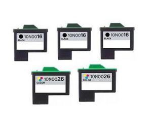 Compatible Lexmark X2230 Printer Ink Cartridges (5 Pack) -10N0016 Multipack