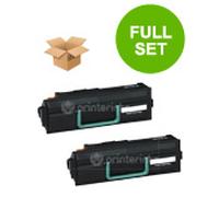 Compatible Lexmark X342 MFP Printer Toner Cartridges (2 Pack) -X340H21G Multipack