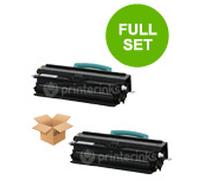 Compatible Lexmark X342n MFP Printer Toner Cartridges (2 Pack) -X340H11G Multipack