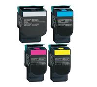 Compatible Lexmark X548de Printer Toner Cartridges (4 Pack) -C544X2KG Multipack