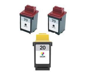 Compatible Lexmark Z51 Printer Ink Cartridges (3 Pack) -12A1970 Multipack