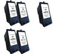 Compatible Lexmark Z5250 Printer Ink Cartridges (5 Pack) -18C0034 Multipack
