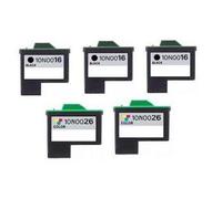 Compatible Lexmark Z605 Printer Ink Cartridges (5 Pack) -10N0016 Multipack