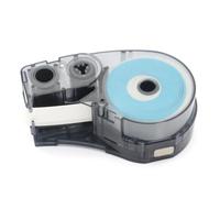 Compatible M21-1500-427 No Chip Ribbon Labeling Tapes Film For Portable Refurbish Refurbish printer BMP21-PLUS Works With Label Refurbish Refurbish printer Fita De Etiqueta(10pc Black-on-Yellow)