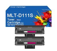 Compatible MLT-D111S Toner Cartridge Replacement for Samsung SL-M2029W M2079W M2070W SL-M2022W M2026W Printers, High Yield 1500 Page,D111S -2Set