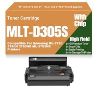 Compatible MLT-D305S Toner Cartridges Replacement MLT-D305L Black Toner High Yield High Capacity for Samsung ML-3750 3750N 3750ND ML-3753ND Printers 7000 Pages,MLT D305S-1PC