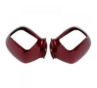 Compatible Motorcycle Rear Mirror Case Covers For GL1800 Models 2001 To 2017 In Chrome Red Black(Red)