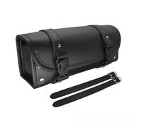 Compatible Motorcycle Side Bag For Most Electric Bikes With Quick Release Buckle Black Pu Storage Pouch Front Or Rear Tool Carrier Lightweight Weather Resistant Design Holds Essentials Securely 30cm