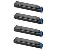 Compatible Multi-Colour Laser Toner 4 Pack/Set - OKI C610/C610N/C610DN/C610DTN