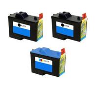Compatible Multipack Dell 7Y743/7Y745 1 Full Set + 1 Extra Black Inkjet Printer Cartridges