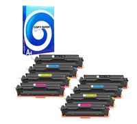 Compatible Multipack HP 207X 2 Full Sets Laser Toner Cartridges + Free Paper