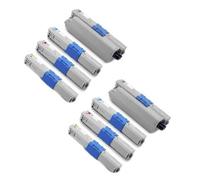 Compatible Multipack OKI 44973509/12 2 Full Sets Laser Toner Cartridges