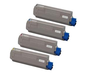 Compatible OKI 43459405/08 Full Set Toner Cartridges (4 Pack) Multipack