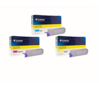 Compatible Oki 4650750 3 Colour Toner Cartridge Pack