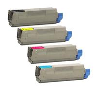 Compatible OKI C3000 Printer Toner Cartridges (4 Pack) -42804516 Multipack