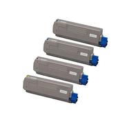 Compatible OKI C332dn Printer Toner Cartridges (4 Pack) -46508712 Multipack