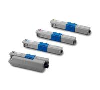 Compatible OKI C510 Printer Toner Cartridges (4 Pack) -44469804 Multipack