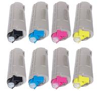 Compatible OKI C831cdtn Printer Toner Cartridges (8 Pack) -44844508 Multipack