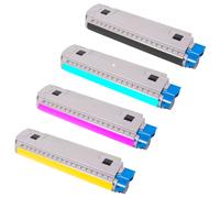 Compatible Oki C8800 Multipack Toner Cartridges