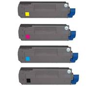 Compatible OKI C9200 Printer Toner Cartridges (4 Pack) -41515212 Multipack
