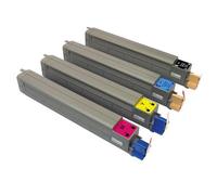 Compatible OKI C9800GA MFP Printer Toner Cartridges (4 Pack) -42918916 Multipack