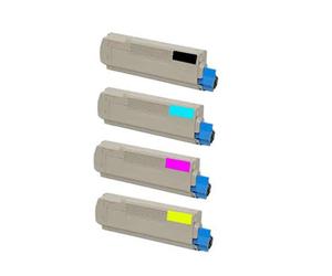 Compatible OKI ES8461 Printer Toner Cartridges (4 Pack) -44059260 Multipack