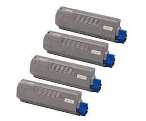Compatible OKI MC860cdxn Printer Toner Cartridges (4 Pack) -44059168 Multipack