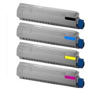 Compatible OKI MC860dn Printer Toner Cartridges (4 Pack) -44059212 Multipack