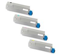 Compatible OKI MC873DNV Multipack Toner Cartridges