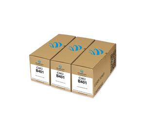 Compatible OKI Toner 44992402 for B401 / MB441 / MB451 (3-Pack)