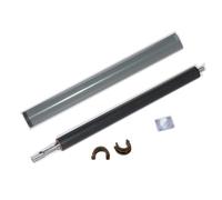 Compatible P1102 Fuser Film Sleeve Lower Pressure Roller And Bushing Compatible With P1102W P1560 P1566 P1536 P1606dn 1102 1560 1566(Grey 1Set)