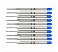 Compatible Parker Ballpoint Pen Refill 0.95mm Point - Blue Ink Refill I Pack of 2,4,5,6,8,10,12,16,25,50,100 (Blue Refill, Pen_Refills_0.95mm, 8, 0.95mm)
