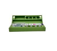 Compatible Pen Case with Monjaro, Mounjaro® & Wegovy® 0.25mg / 0.5mg Weight Loss GLP-1 Pens - Hard Plastic Storage Box for Travel, Fridge or Home - Holds Pen, Needle Tips & Swabs - Green