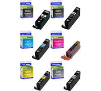 Compatible PGI-525PGBK / CLI-526 C, M, Y, K, GY Multipack Ink Cartridges (4529B001 / 4540B017 / 4544B001)