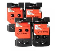 Compatible Print Head QY6 8001 8017 CA91 CA92 Ink Cartridge Black Tri-Color For G1100 G1110 G2100 G2110 G3100 G3110 G4100 G4110 Printers(4PK - 2BK 2C)