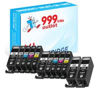 Compatible Printer Ink Cartridges Replace Canon PGI-525 & CLI-526 - 12 Pack