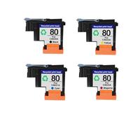 Compatible Printhead Compatible With 80 C4820A C4821A C4822A C4823A Compatible With Designjet 1050 1055 1055cm 1050c Plus (BK C M Y)(1SET)