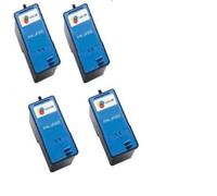 Compatible Quad Pack Dell JF333 Tri-Colour Inkjet Printer Cartridges