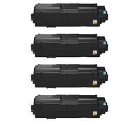 Compatible Quad Pack Kyocera TK-1270 Black Laser Toner Cartridges