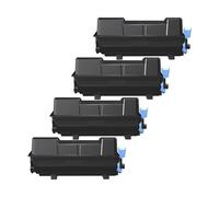 Compatible Quad Pack Kyocera TK-3430 Black Laser Toner Cartridges
