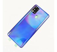 Compatible Rear Glass Panel for Samsung Galaxy A21s Model SM-A217F - Battery Door Back Cover, Battery Back Cover Housing Replacement Part (BlUE)