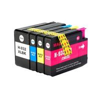 Compatible Replacement Ink Cartridge Compatible With 932XL 933XL Compatible With OfficeJet 6100 6600 6700 7110 7510 7600 Printers(ONE SET 4 COLORS)