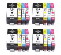 Compatible Replacement Ink Cartridges Compatible With HP934 935XL 934XL Compatible With Officejet Pro 6230 6830 6835 6812 6815 6820 Color Printer(4SET 16PCS)