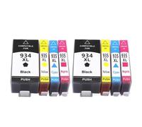 Compatible Replacement Ink Cartridges Compatible With HP934 935XL 934XL Compatible With Officejet Pro 6230 6830 6835 6812 6815 6820 Color Printer(2SET 8PCS)