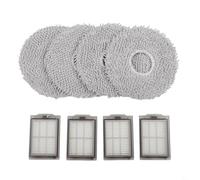 Compatible Replacement Kit for 3i P10 Ultra Vacuum Cleaner Containing Mop Cloths Non Woven Fabric and Filter Paper for Sustained Functionality (A)