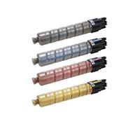 Compatible Ricoh Aficio MPC2500 Printer Toner Cartridges (4 Pack) -888640, 884946 Multipack