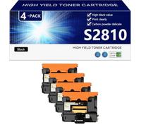 Compatible S2810 Drum Unit | for Dell S2810dn H815dw S2815dn Printers, High Capacity 85000 Pages, Clear and Long-Lasting,Black-4 pack