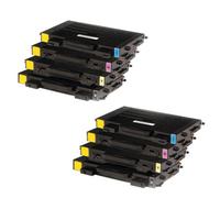 Compatible Samsung CLP-510N Printer Toner Cartridges (8 Pack) -CLP-510D7K Multipack